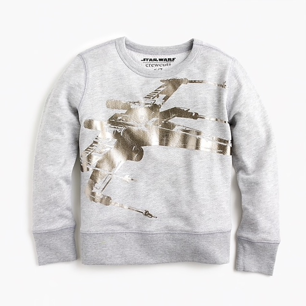 J Crew CrewCuts Boys Star Wars Sweater